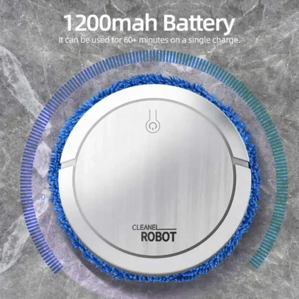 Robot aspirateur compact – Autonome et efficace pour un nettoyage sans effort – Image 3